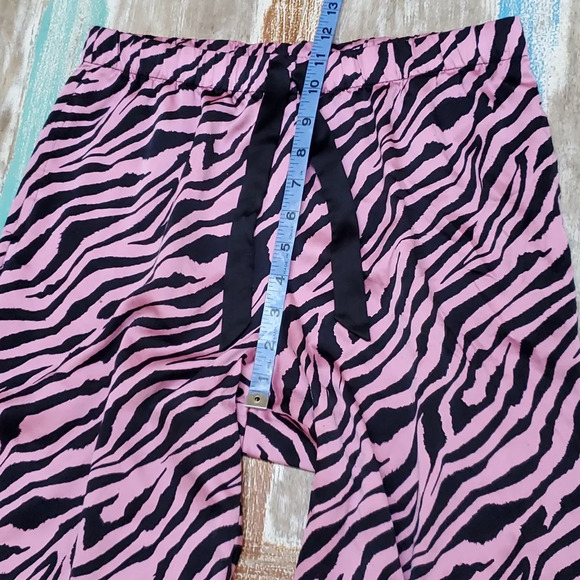 Victoria's Secret After Hours Satin Zebra Stripe Pajama Lounge Pants Small - Picture 6 of 9
